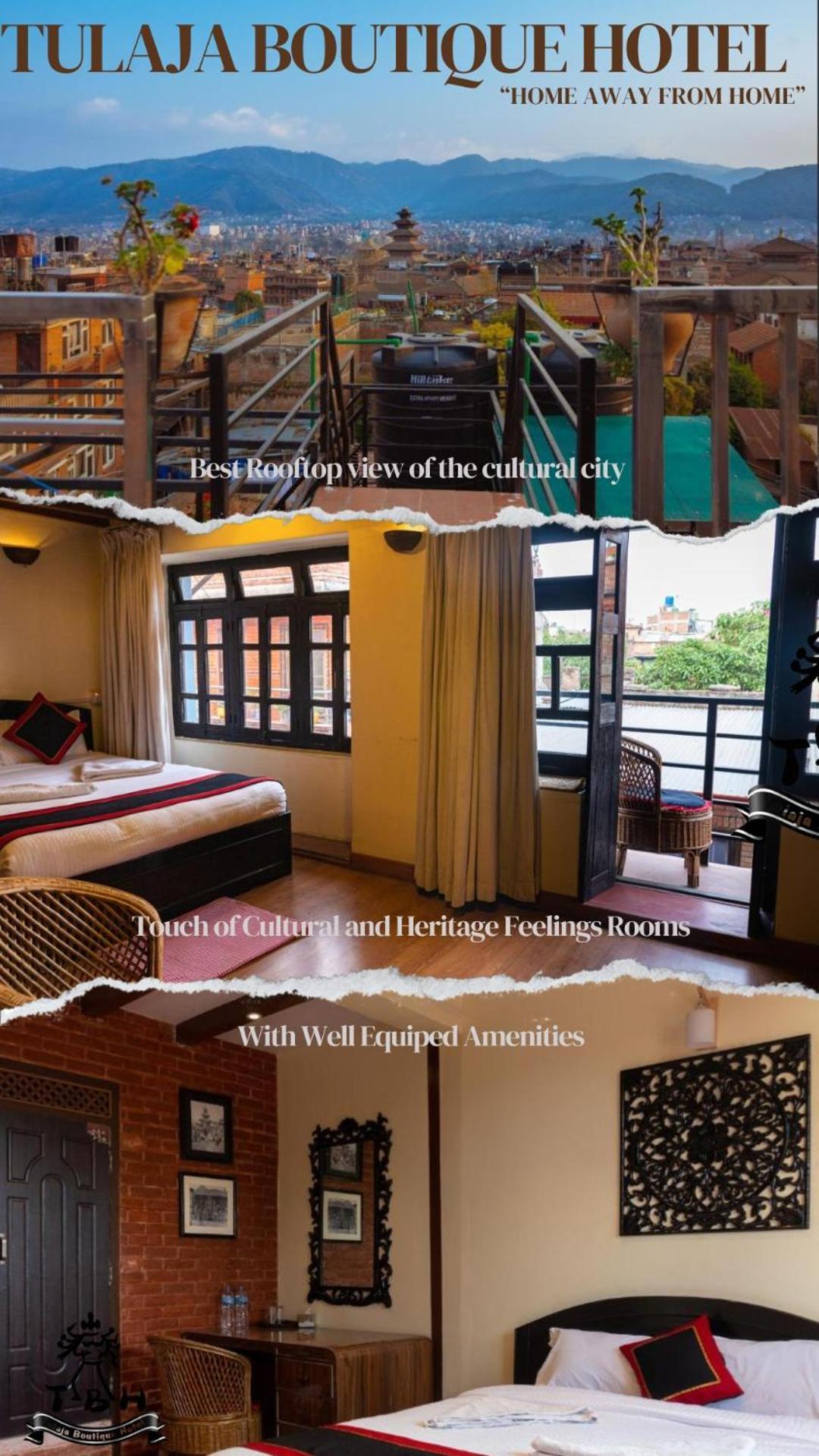 Tulaja Boutique Hotel Бгактапур Екстер'єр фото